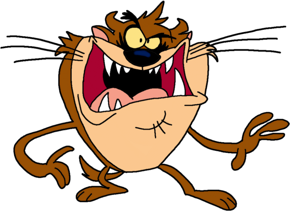 Theodore Tasmanian Devil - Wabbit Daffy Duck Clipart (1024x755), Png Download