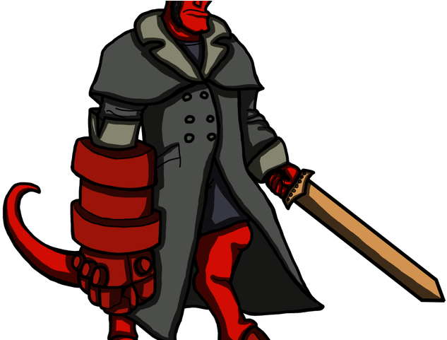 Hellboy Clipart Demons - Hellboy - Png Download (640x480), Png Download