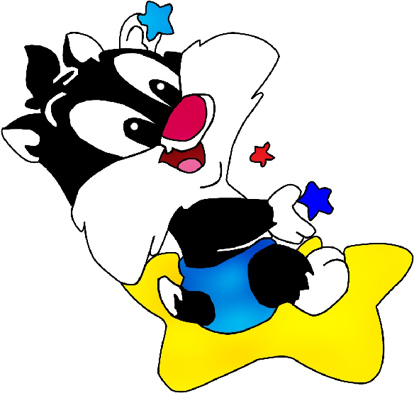 Baby Looney Tunes Clip Art Cliparts - Baby Looney Toon Clipart Png Transparent Png (600x600), Png Download