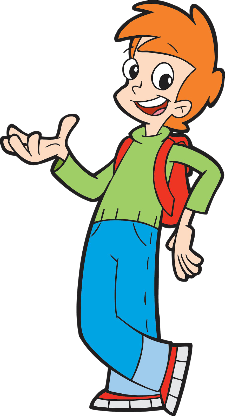 Cartoon Png Boy Image - Cartoon Png Clipart (866x1600), Png Download