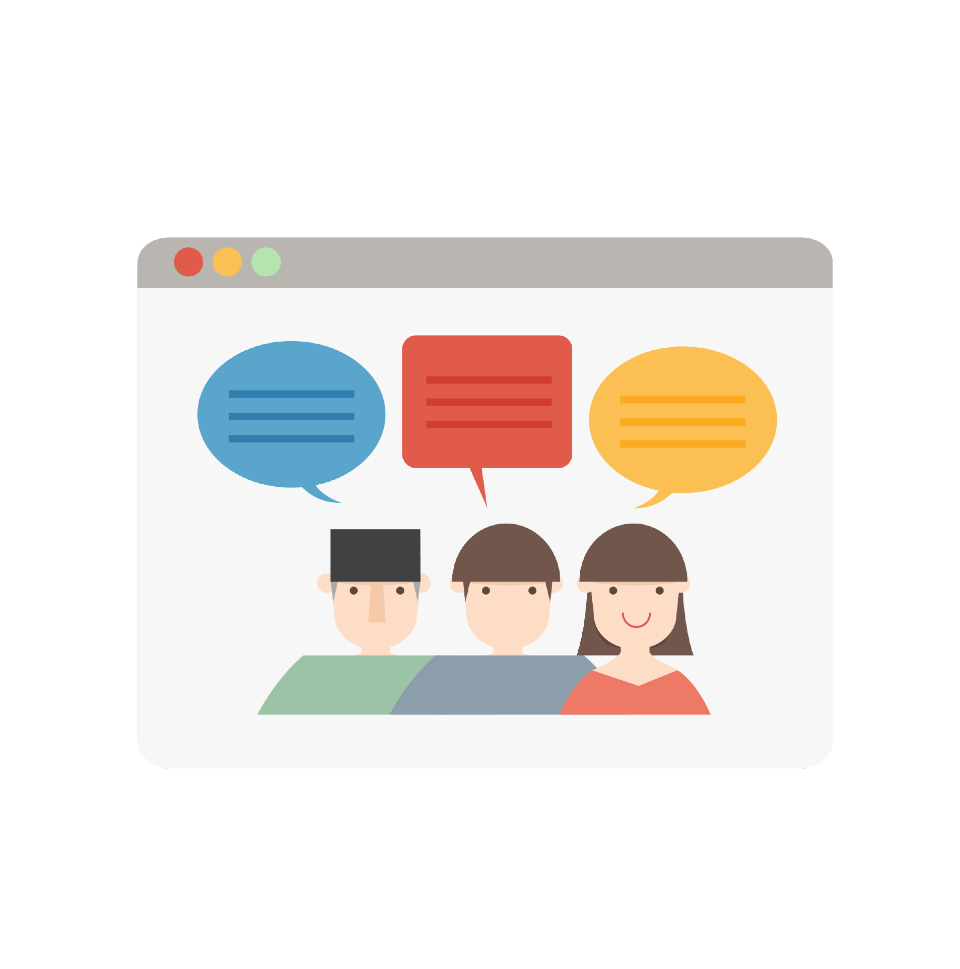 Tele Tea Party - Family Clipart (1905x1932), Png Download