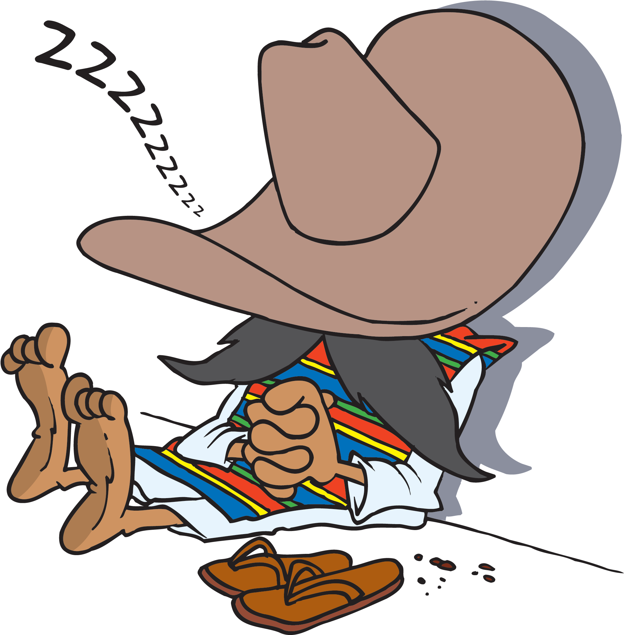Mexsupportatborder - Siesta Time Clipart (1181x1200), Png Download