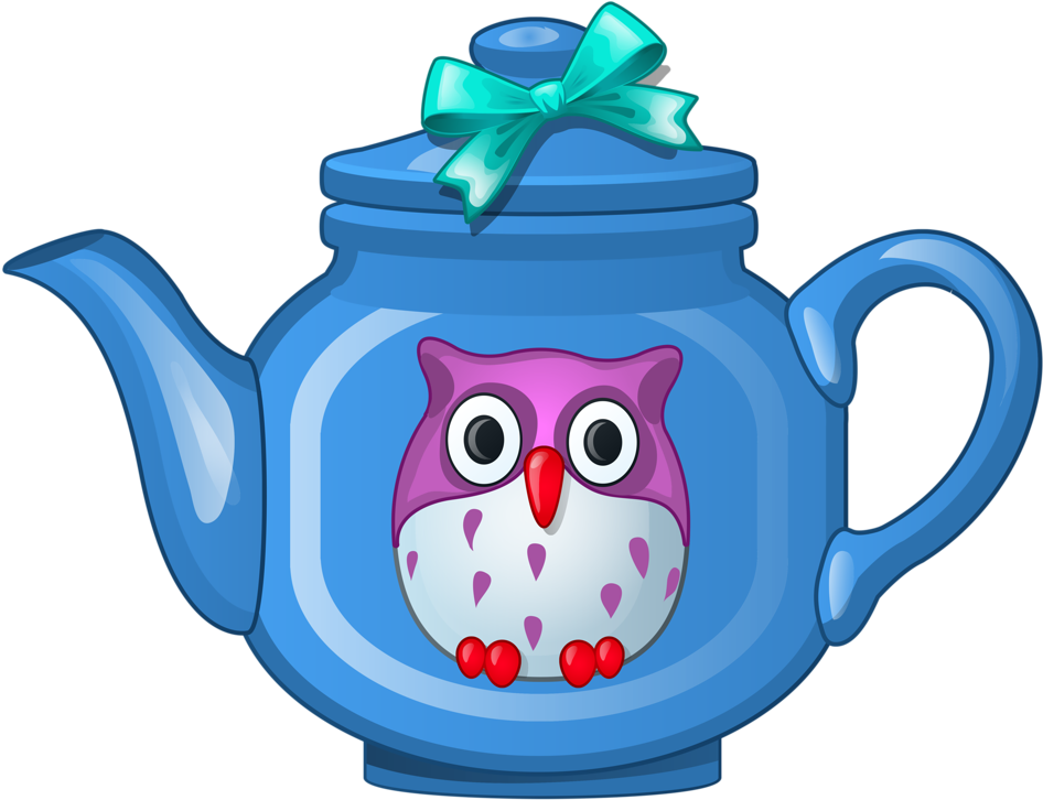 B *✿* Kitchen Art, Tea Parties, Tea Cups, Owls - เหยือก การ์ตูน น่า รัก Clipart (1024x799), Png Download