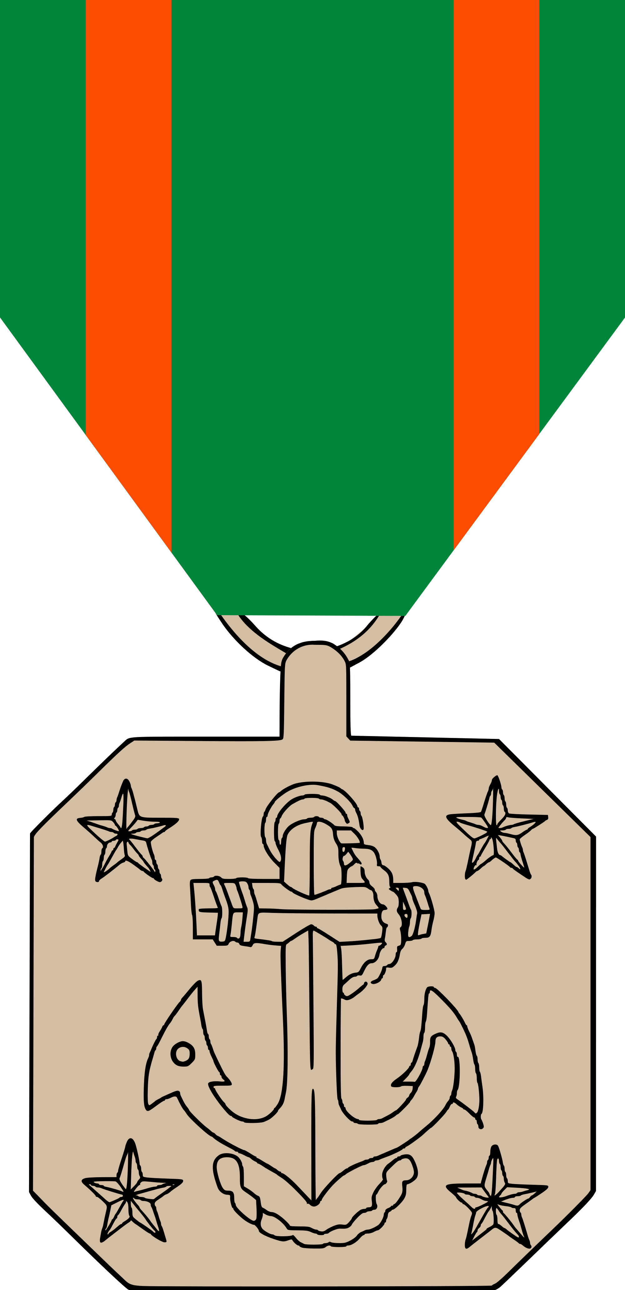 Open - Navy Achievement Medal Png Clipart (1000x2065), Png Download