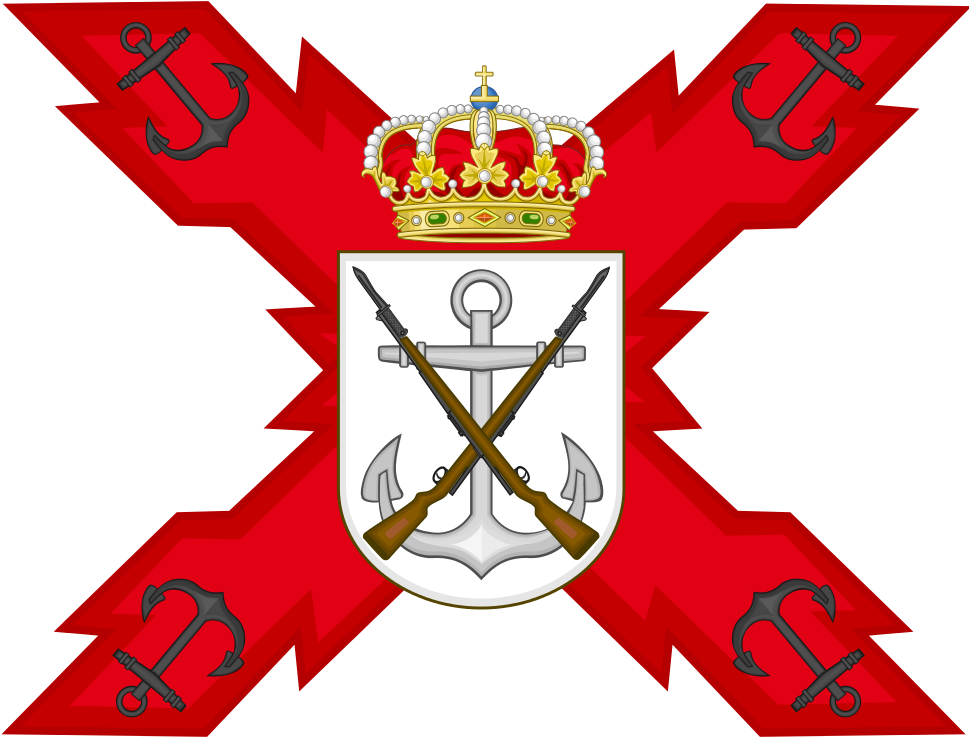 Coat Of Arms Of The Spanish Marine Corps General Command - Marines Coat Of Arms Clipart (989x768), Png Download