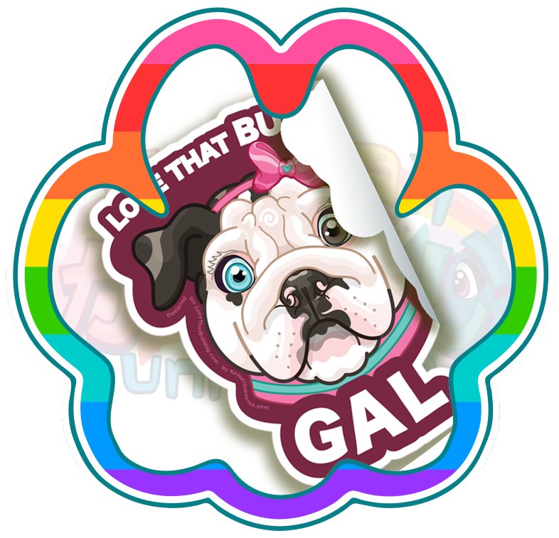 English Bulldog Clipart Kawaii - Clip Art - Png Download (800x800), Png Download