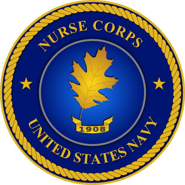Navy Nurse Corps Logo Clipart (600x600), Png Download