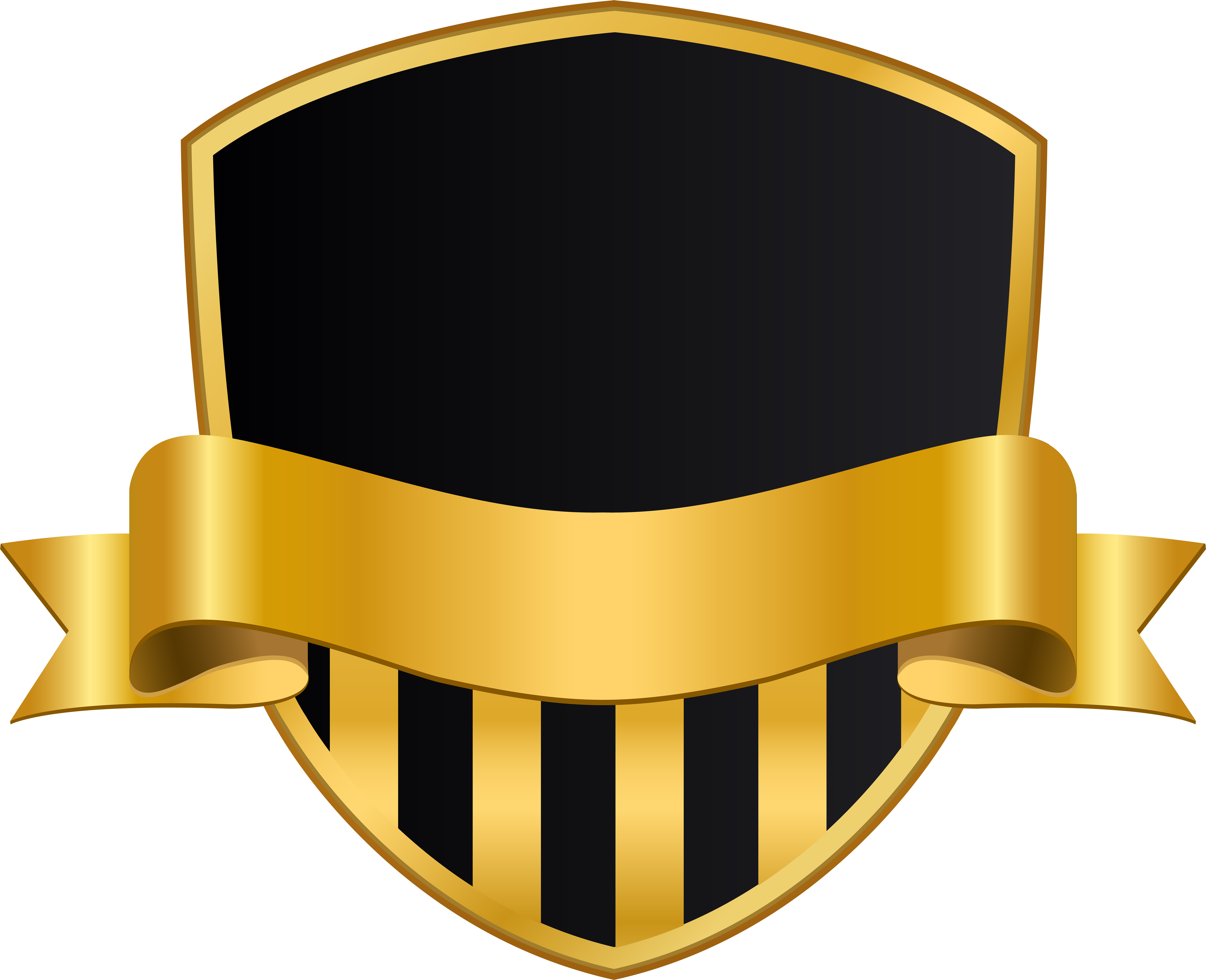 Badge With Black Clip - Png Download (8000x6552), Png Download