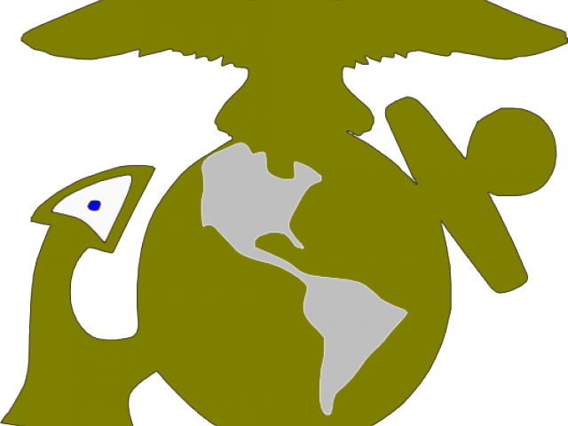 Logo Clipart Usmc - Marine Corps Logo Clip Art - Png Download (640x480), Png Download