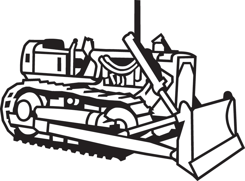 Construction Clipart Machinery - Construction - Png Download (854x631), Png Download