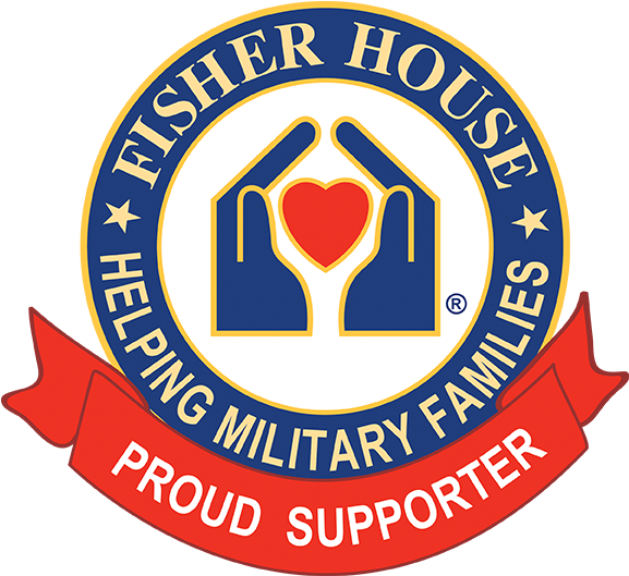 Fisher House Helping Military Families Logo Clipart (599x614), Png Download
