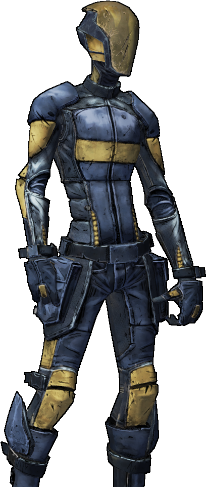 Knight - Maliwan Style Borderlands 2 Clipart (449x977), Png Download