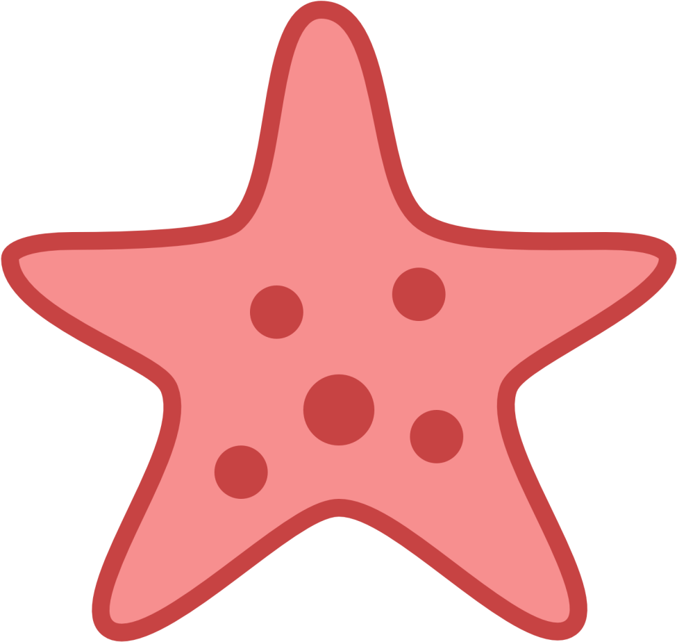 Starfish Png Picture - Andre The Giant Star Clipart (1024x1024), Png Download