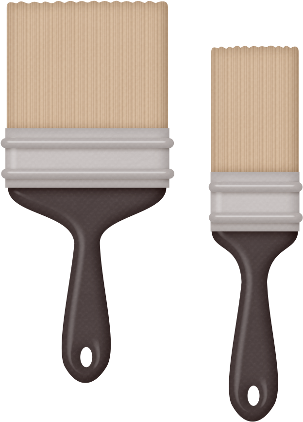 Clip Art, Png, Machine Applique, Free Paper, Happy - Paintbrush Transparent Png (720x867), Png Download