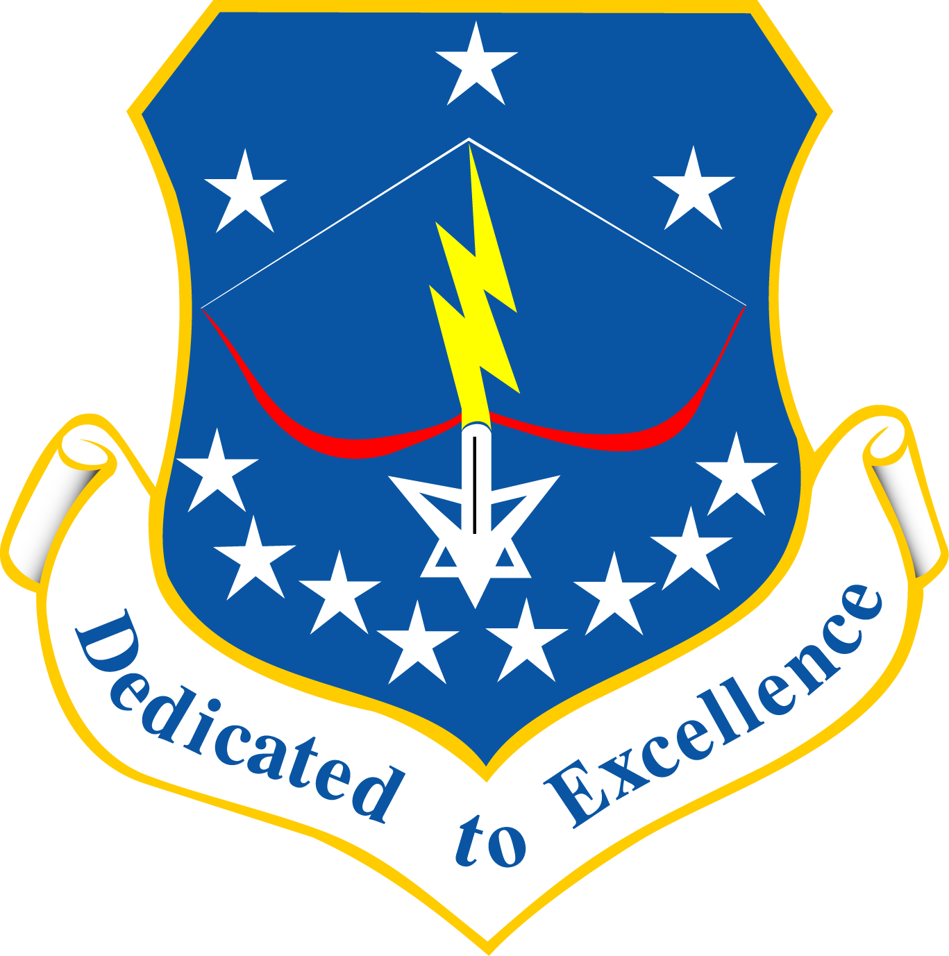 115th Fighter Wing - Air Force Space Command Symbol Clipart (1367x1377), Png Download