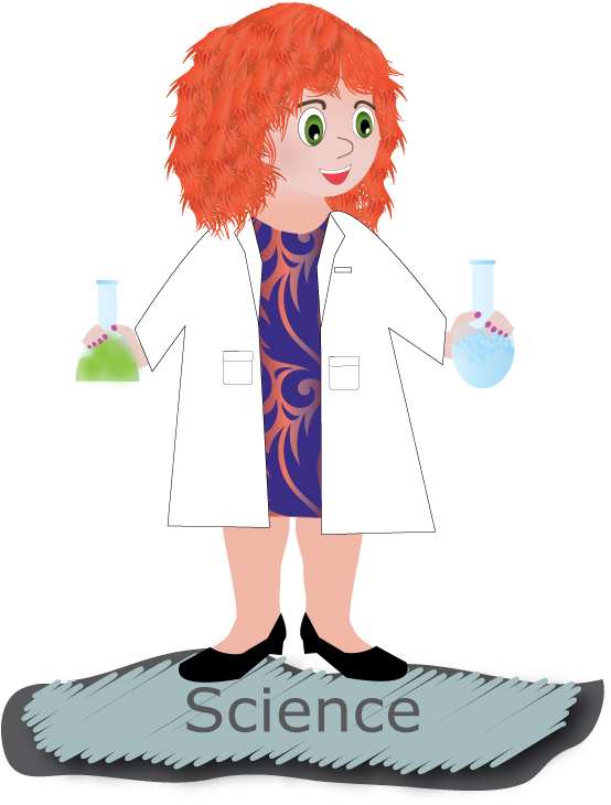 Experiment Clipart Woman Scientist - Cartoon - Png Download (612x792), Png Download