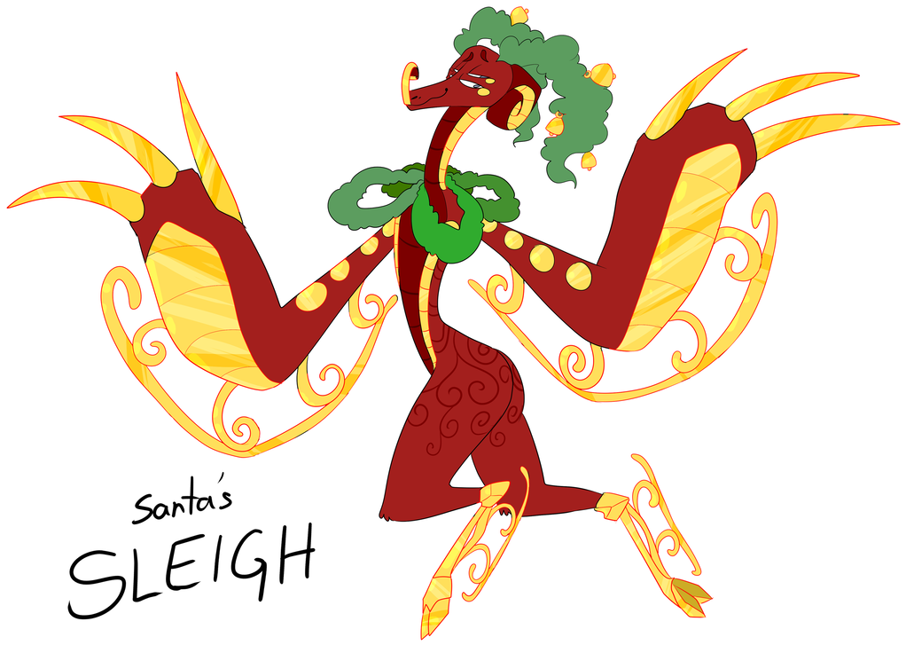 Dac - Sleigh - Cartoon Clipart (1024x751), Png Download