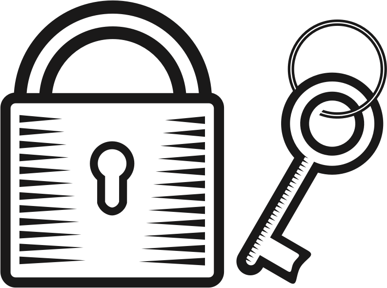 Medium Image - Drawings Of Locks And Keys Clipart (793x590), Png Download