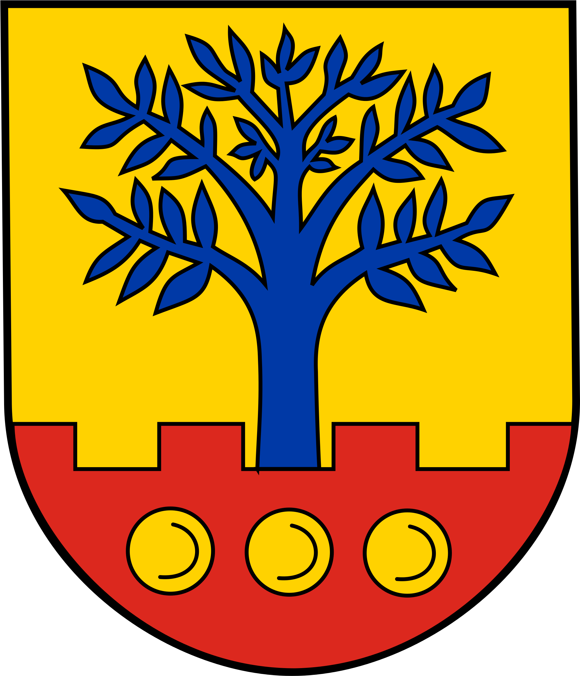 Open - Wappen Ascheberg Clipart (2000x2340), Png Download