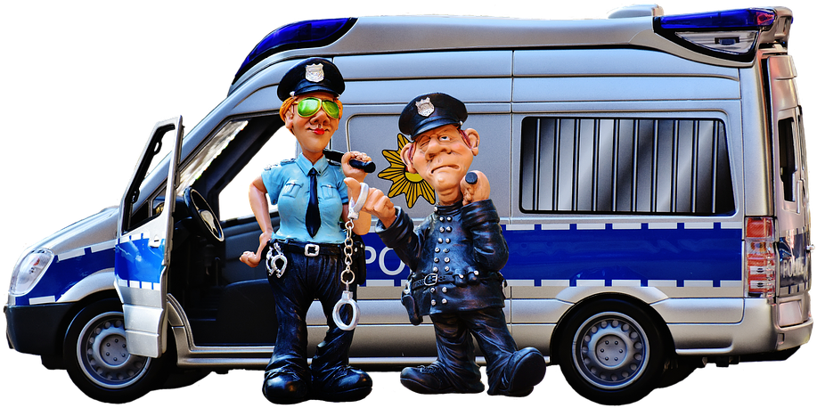 Police, Police Officers, Police Check, Funny, Model - Kiedy Wracasz Po L4 Do Pracy Clipart (960x621), Png Download