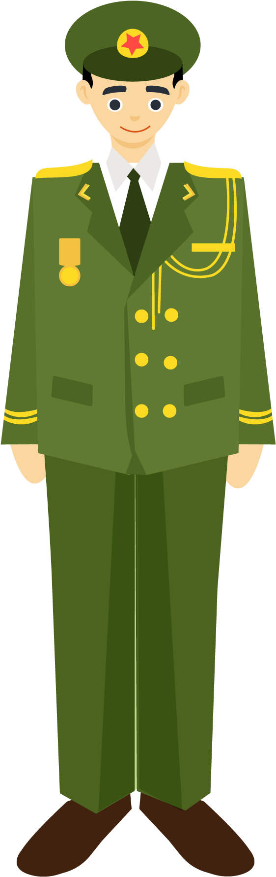 Cartoon Hand Drawn Military Liberation Army Vector Clipart (2000x2000), Png Download