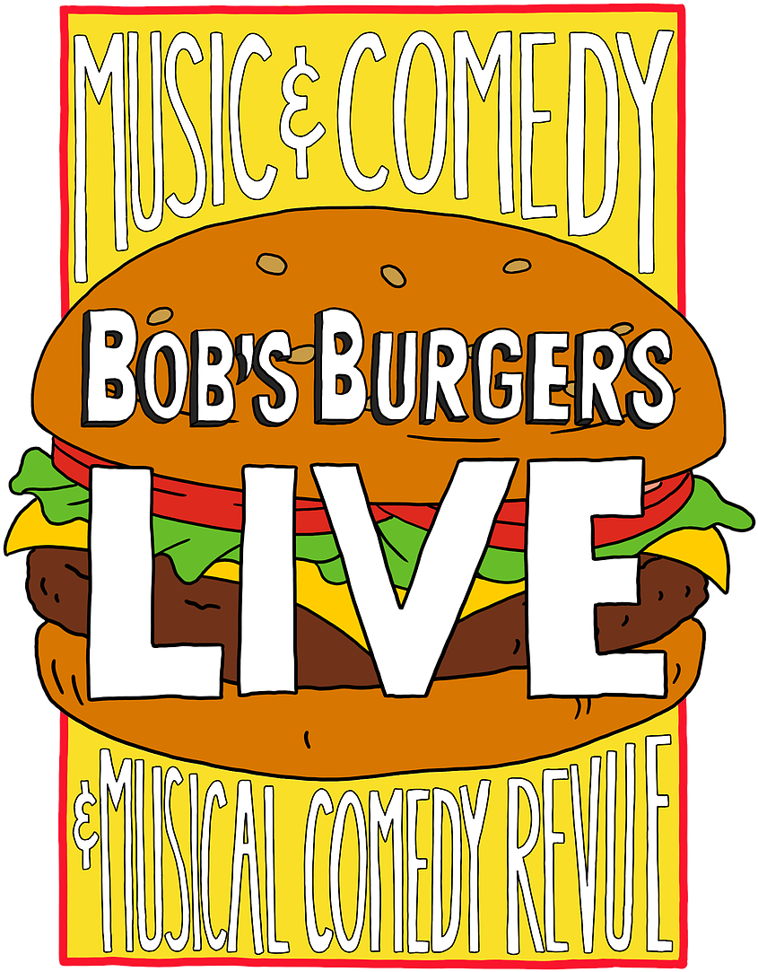 Bob's Burger Live At The Orpheum Theater Clipart (886x1136), Png Download