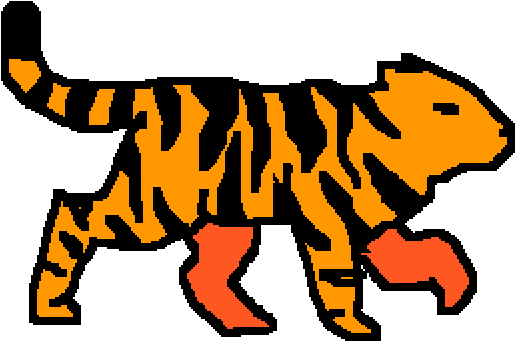 Siberian Tiger Clipart (1000x1000), Png Download