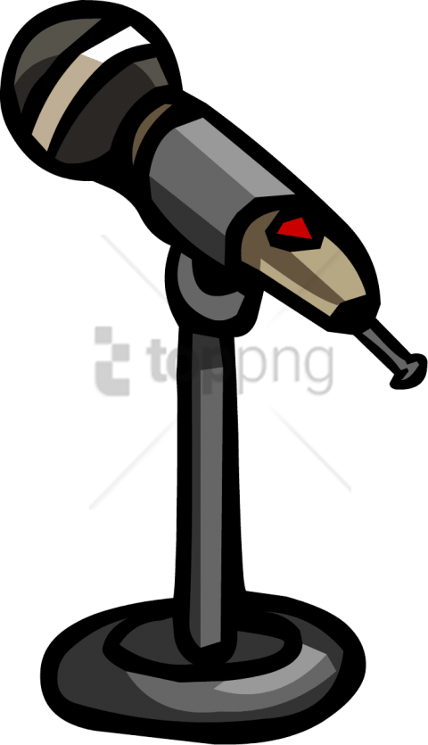 Free Png Microphone Png Png Image With Transparent - Cartoon Microphone Clipart (480x835), Png Download