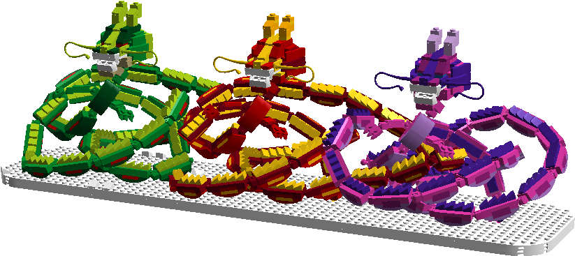 Chinese Dragons - Roller Coaster Clipart (1122x605), Png Download