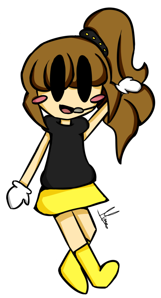 The Pop Rhythmheaven - Cartoon Clipart (700x1100), Png Download