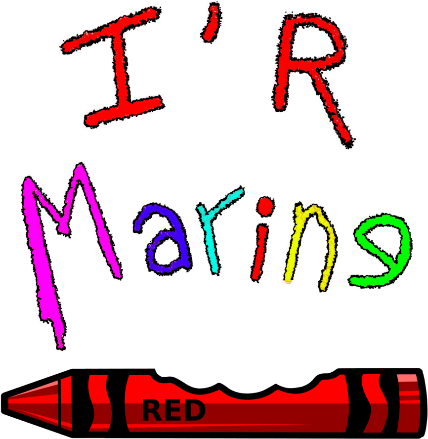 Usmc Identifier Tee Clipart (1000x1000), Png Download