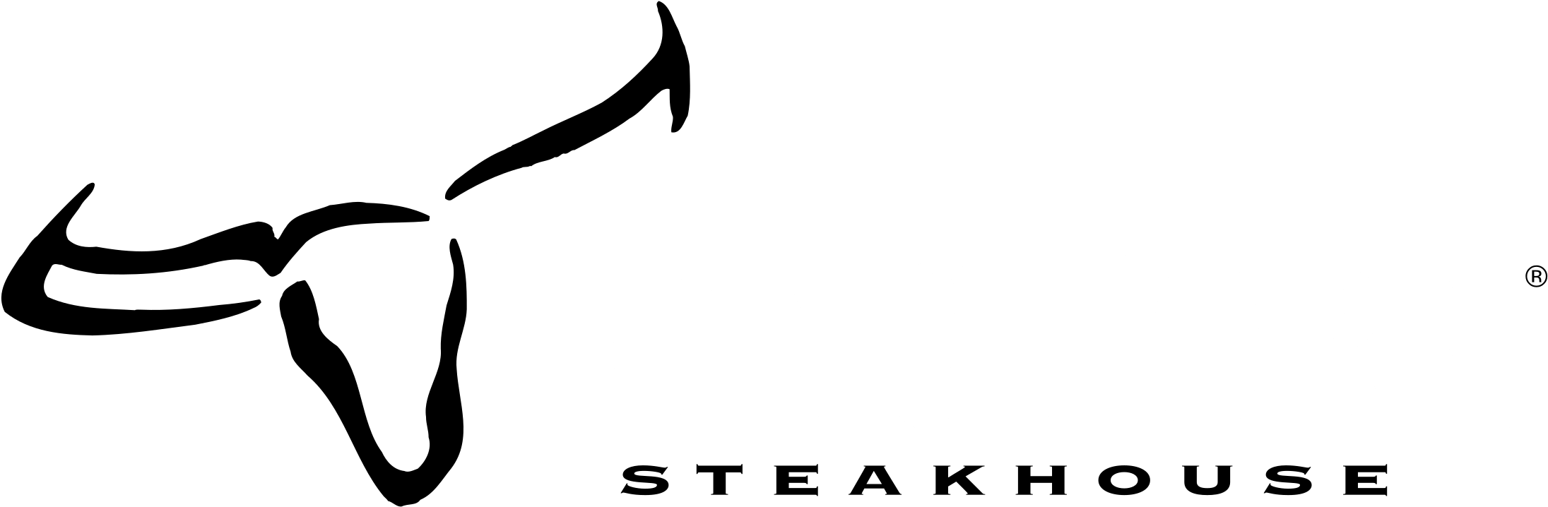 Longhorn Steakhouse Logo Black And White - Longhorn Steakhouse Logo Png Clipart (2191x718), Png Download