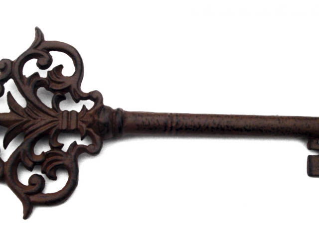Steampunk Clipart Skeleton Key - You Are The Key Of My Life - Png Download (640x480), Png Download