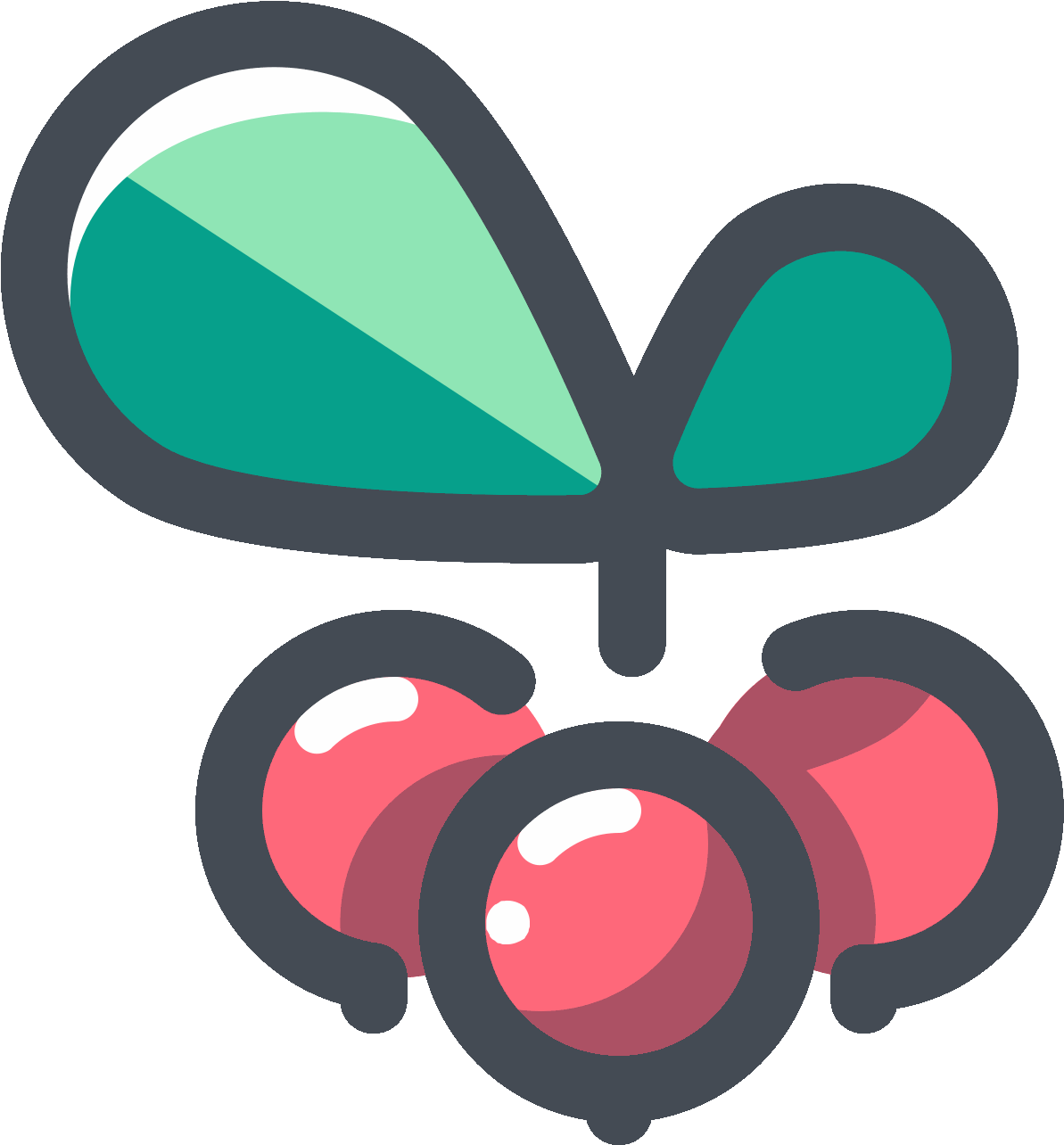 Holly Icon Free Download - Berry Icon Clipart (1600x1600), Png Download