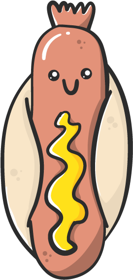 Hotdog Clipart (618x618), Png Download