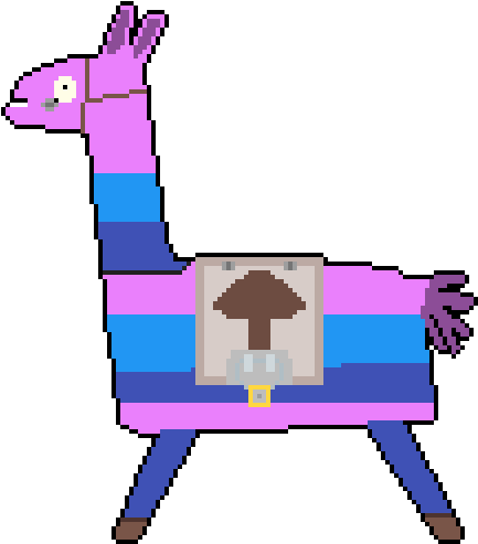 Fortnite Llama - Cartoon Clipart (1024x576), Png Download