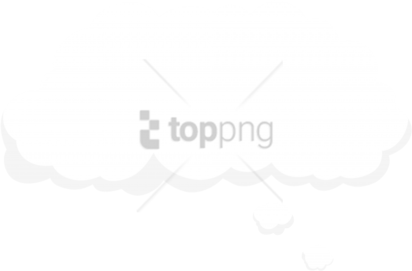 Free Png Clouds Clipart Png Png Image With Transparent - Speech Bubble Png Cloud (850x558), Png Download