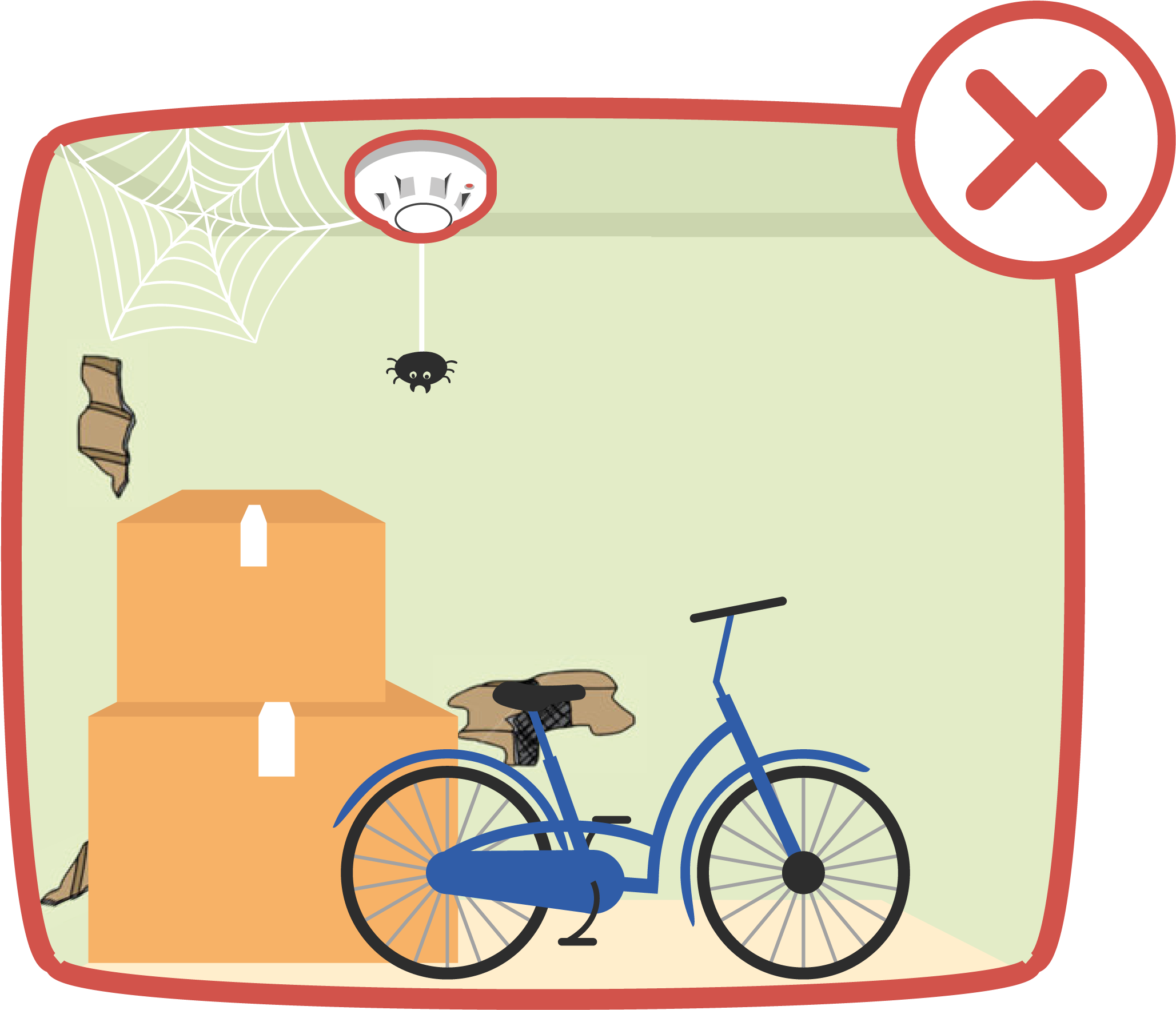 Smoke Detectors Dusty Clipart (2057x1766), Png Download