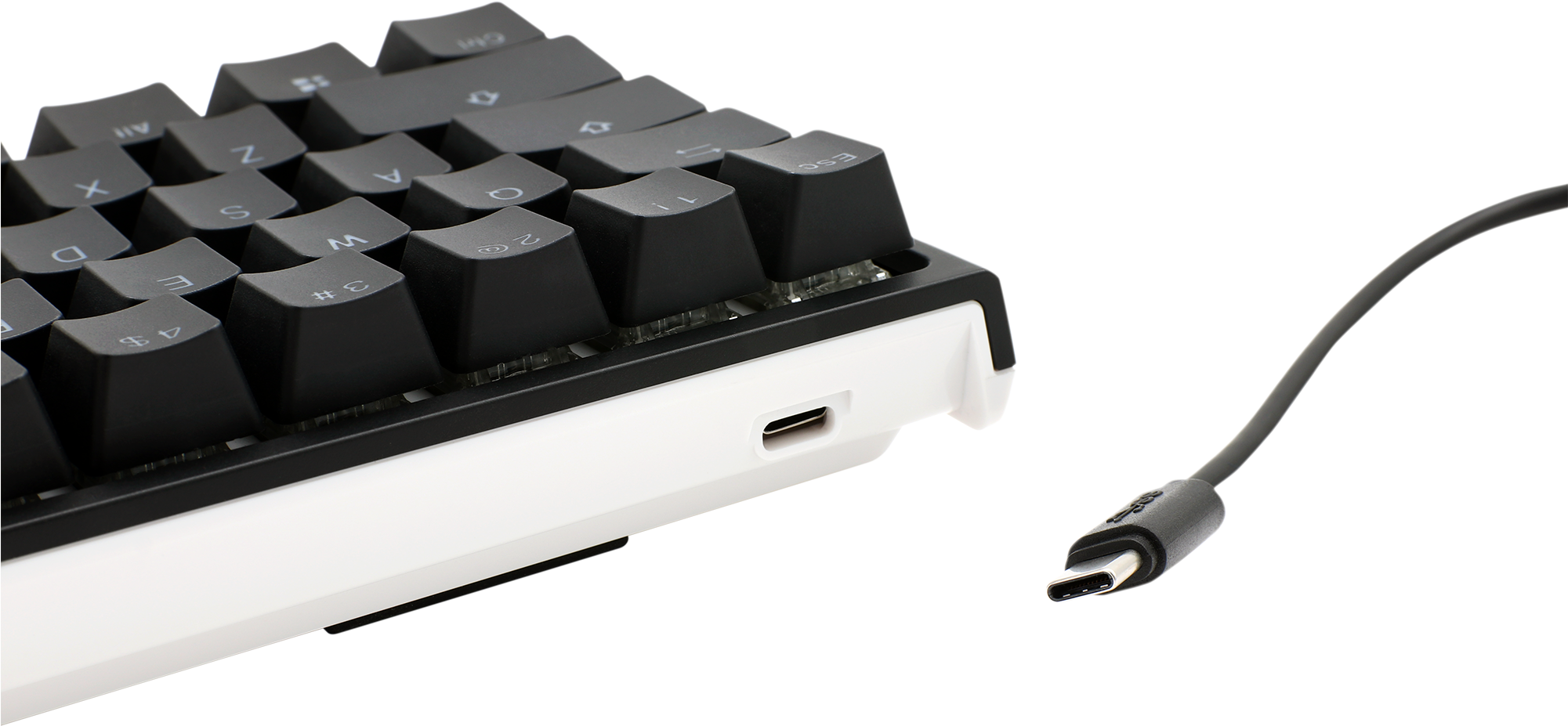 Ducky One 2 Mini Rgb Led 60% Double Shot Pbt Mechanical - Ducky One 2 Mini Clipart (2000x997), Png Download