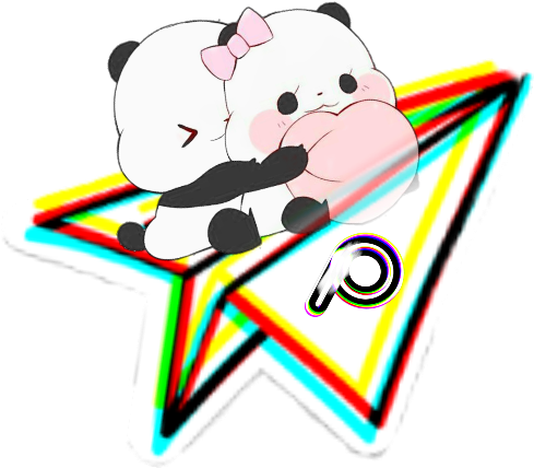 #cute #adorable #sticker #art #paperairplane #plane Clipart (1024x1024), Png Download