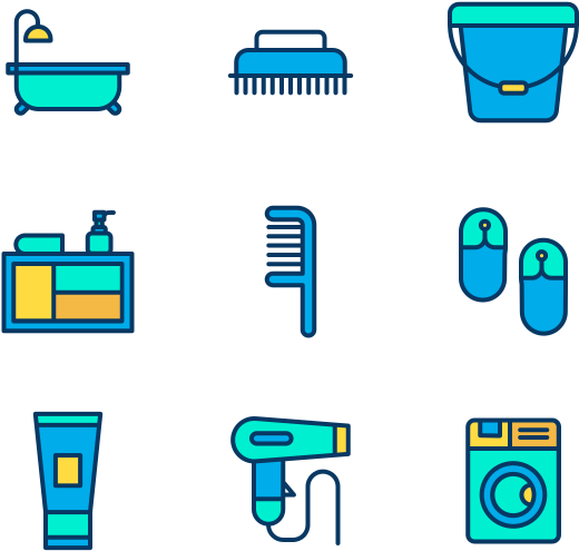 Bathroom Clipart (600x564), Png Download