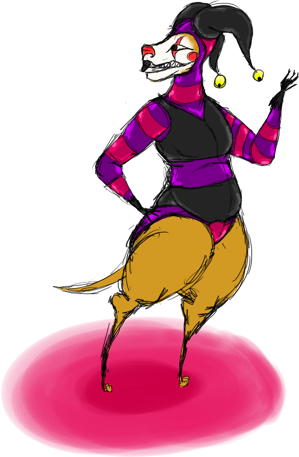 Buffoon The Jester - Cartoon Clipart (1000x1000), Png Download