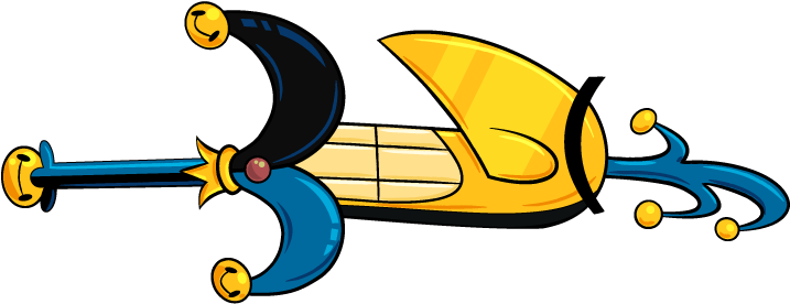 Tauting Jester Magisword Clipart (768x404), Png Download