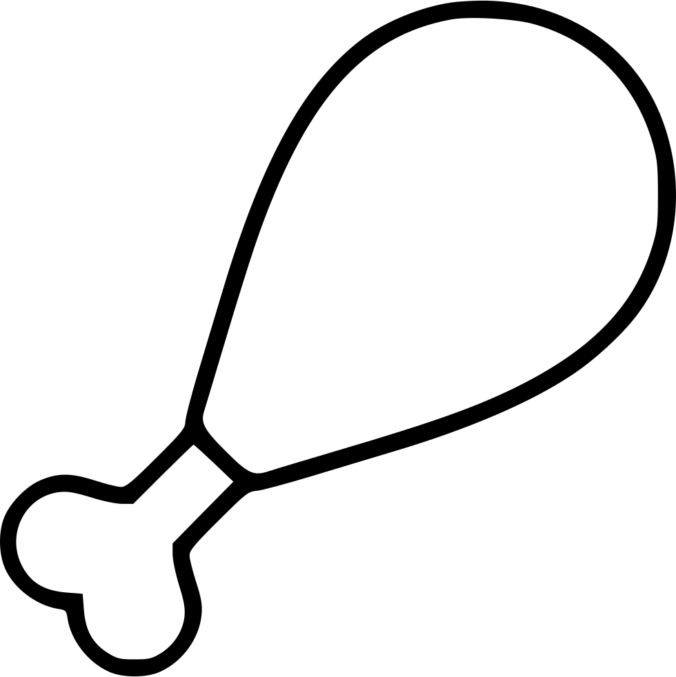 Chicken Leg Comments Clipart (980x982), Png Download