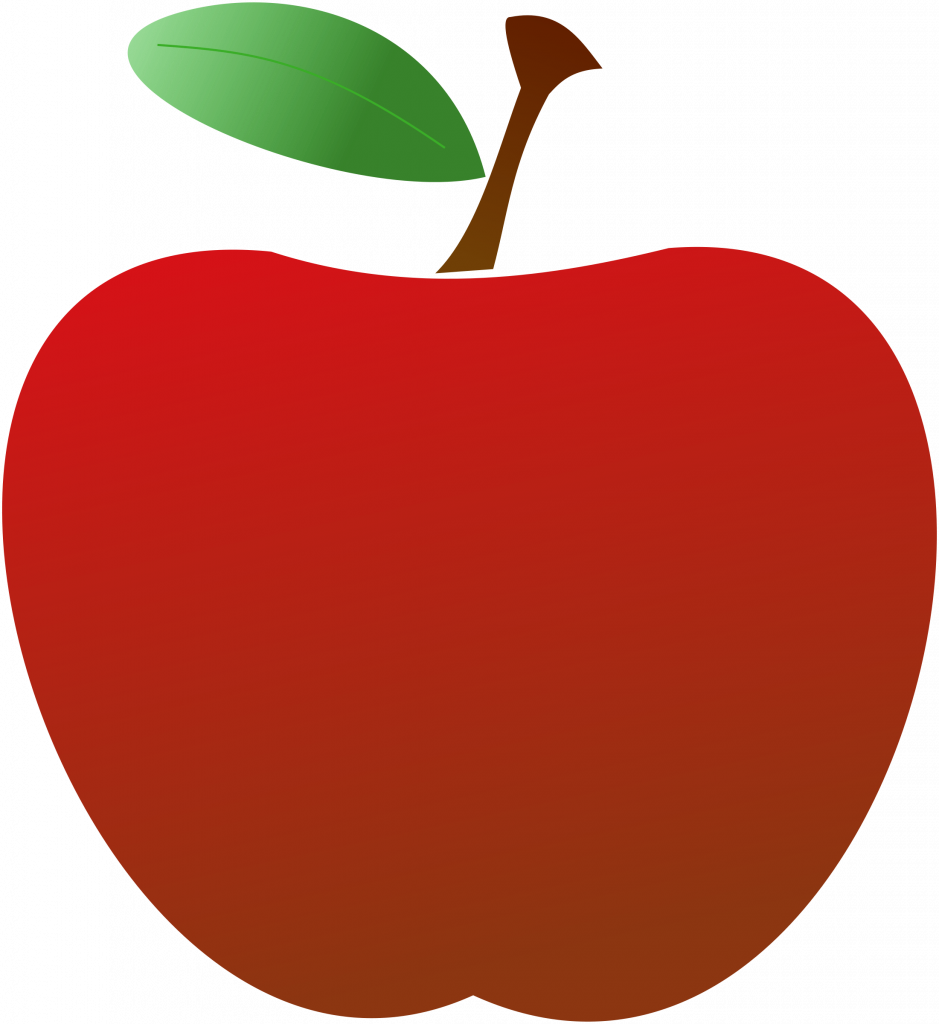 Download Apple Clip Art Free - Apple Clipart Transparent Background - Png Download (939x1024), Png Download