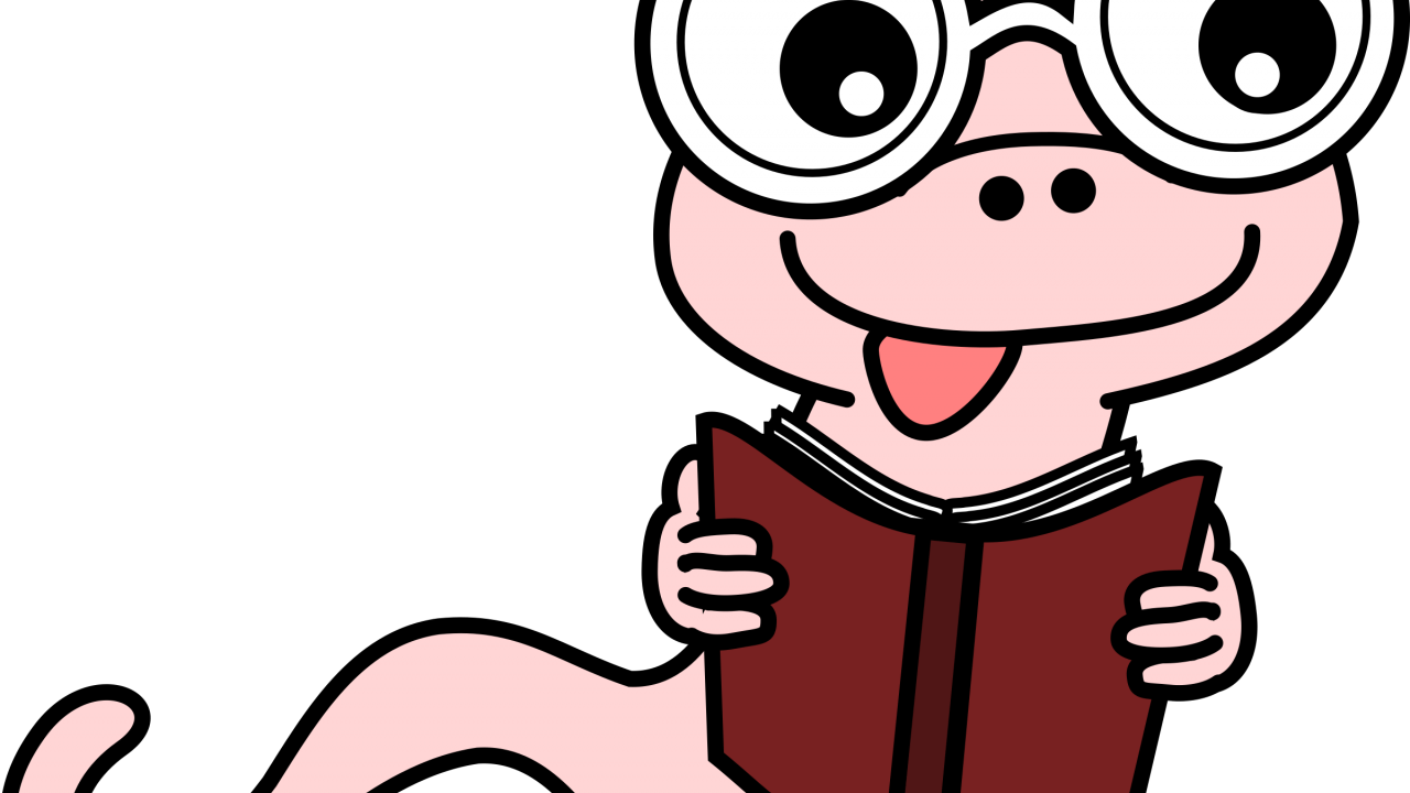 Cartoon Worm Transparent Background Clipart (1280x720), Png Download