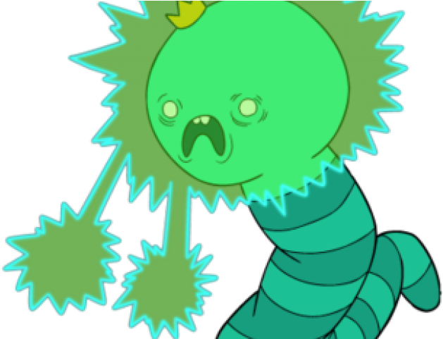 Long Clipart Short Worm - Adventure Time Worm King - Png Download (640x480), Png Download