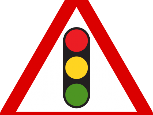 Traffic Light Clipart Two Way - Road Signs In Mauritius - Png Download (640x480), Png Download