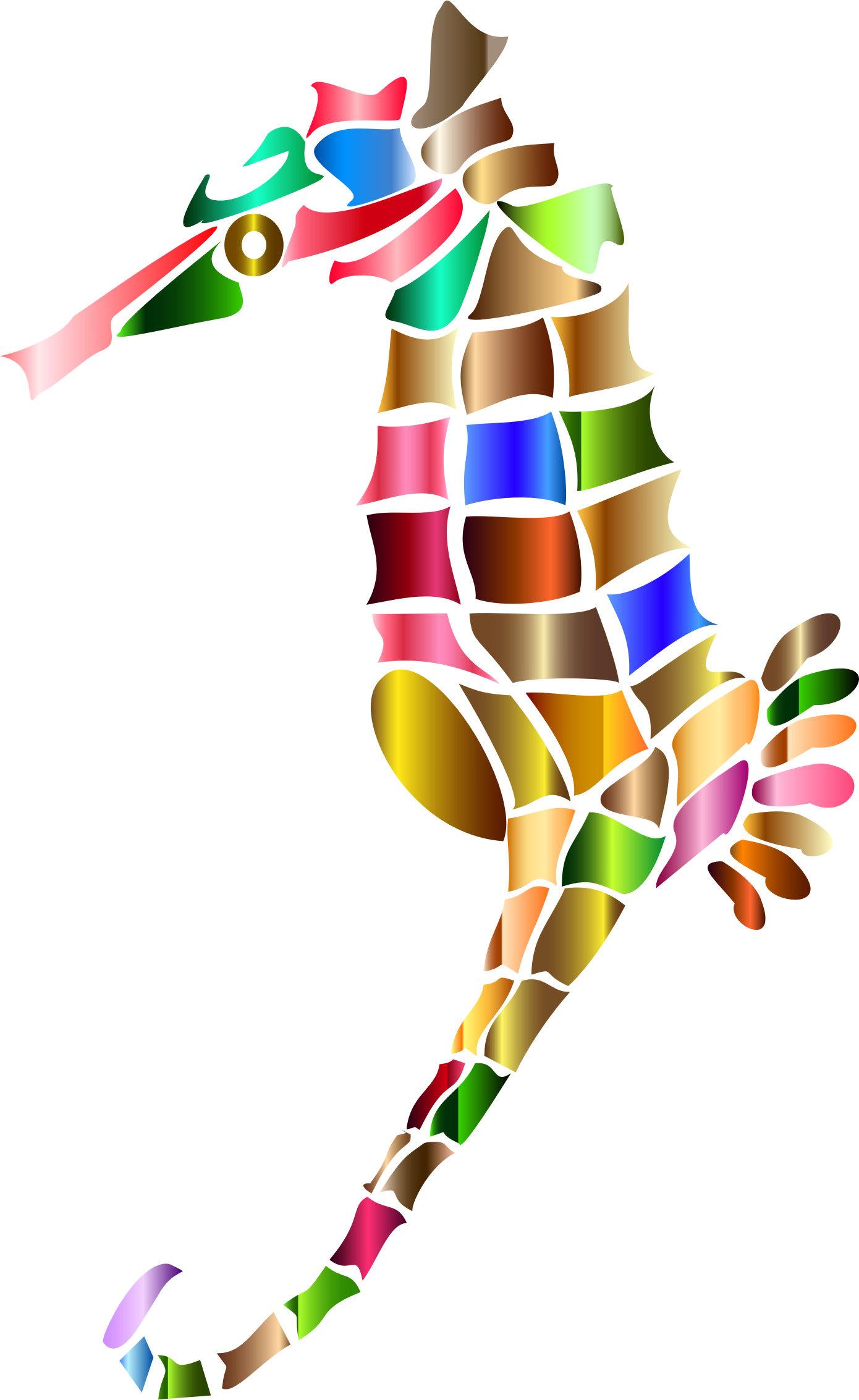 Big Image - Polygon Clipart (1390x2266), Png Download