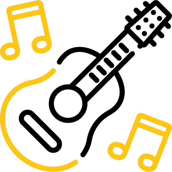 Middagsmusik - ” - Gitara Rysunek Clipart (598x599), Png Download